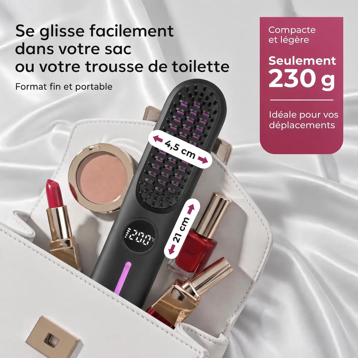 Brosse Lissante Portable Premium