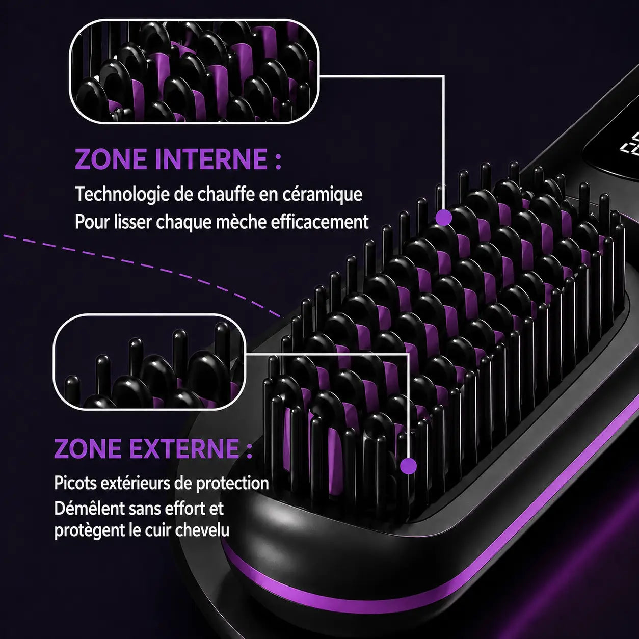 Brosse Lissante Portable Premium