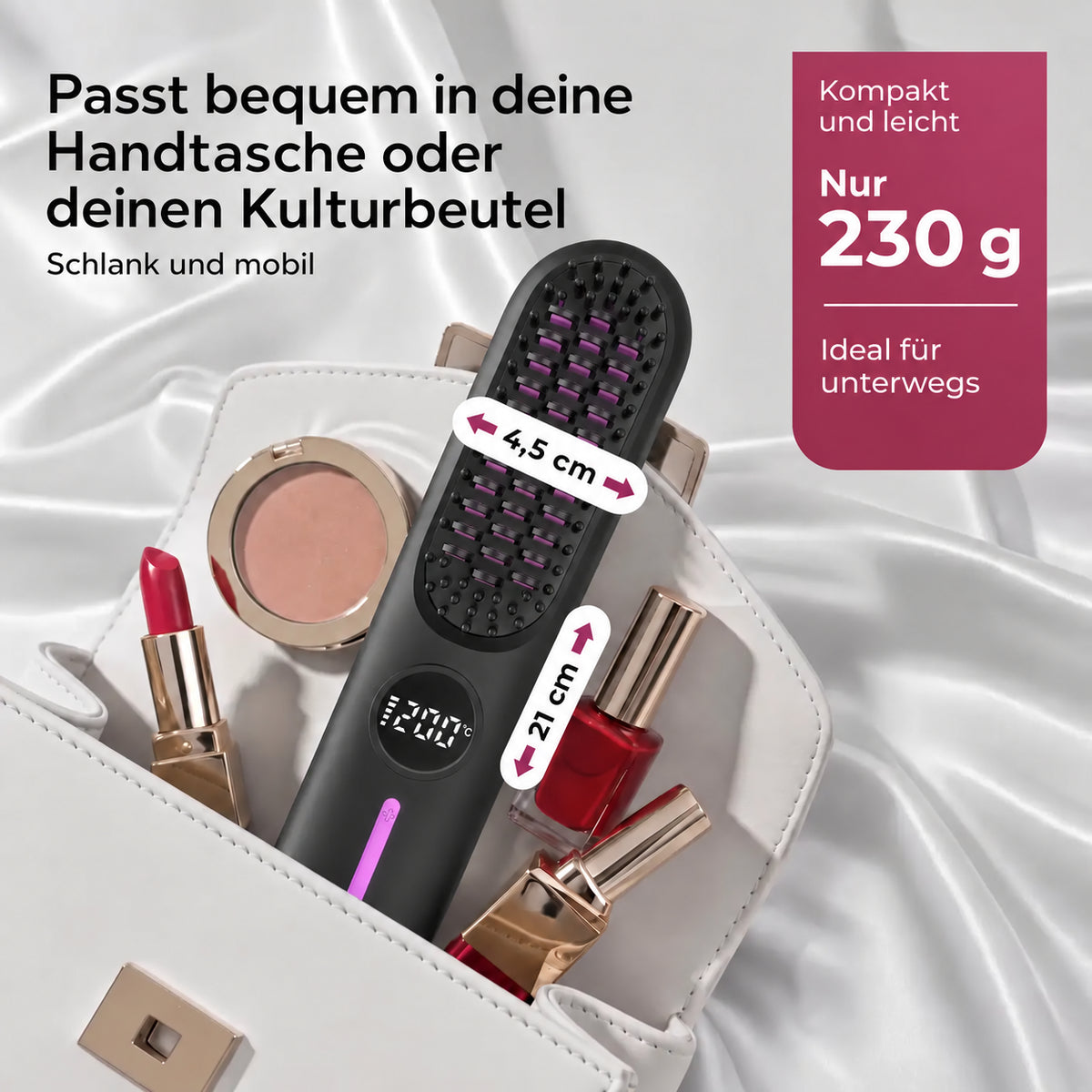 ToneaGlow Glättbürste — Produktinformation 5