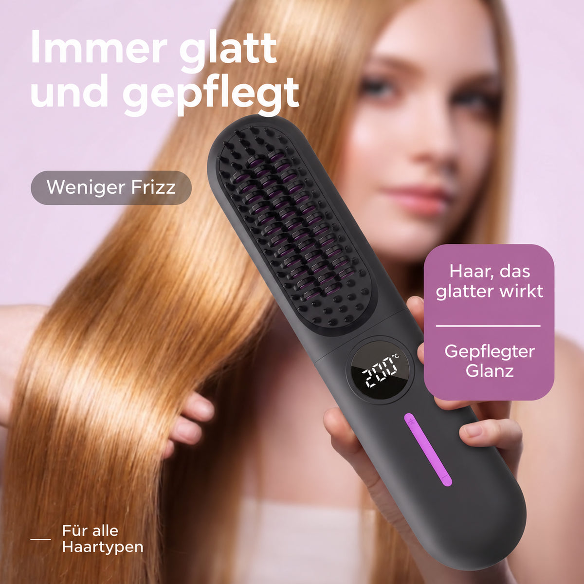 ToneaGlow Glättbürste — Produktinformation 8