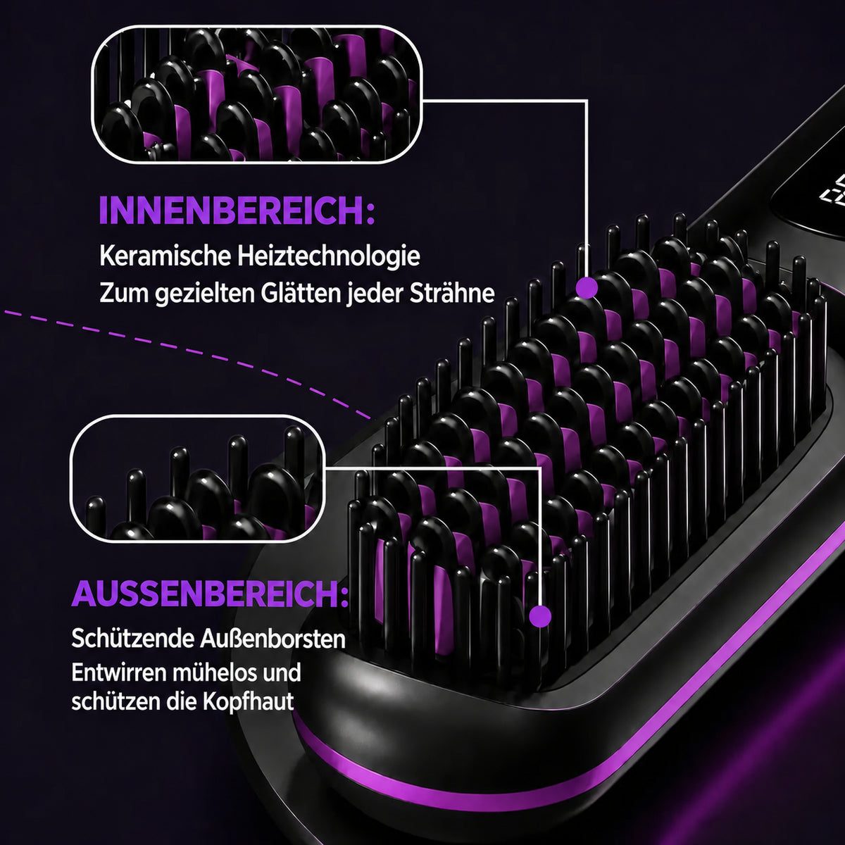 ToneaGlow Glättbürste — Produktinformation 9