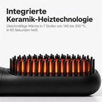 Integrierte Keramik-Heiztechnologie, 7 Stufen von 140 bis 200 °C
