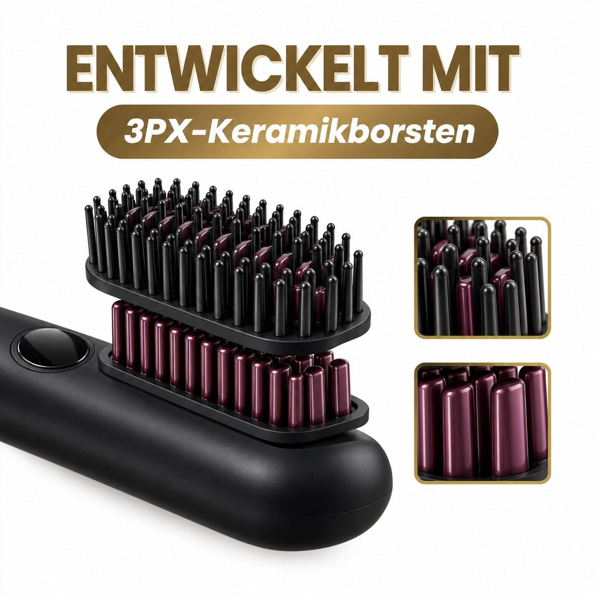 Entwickelt mit 3PX-Keramikborsten