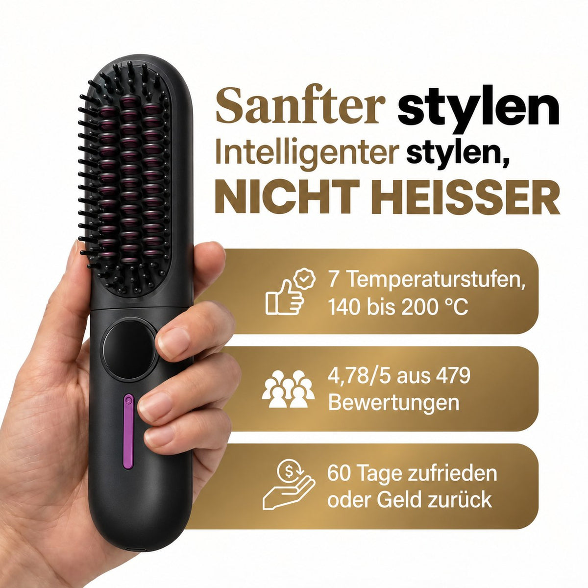 4,78/5 aus 479 Bewertungen, 60 Tage zufrieden oder Geld zurück