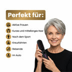 Perfekt für aktive Frauen, kurzes und mittellanges Haar, Reisen und unterwegs